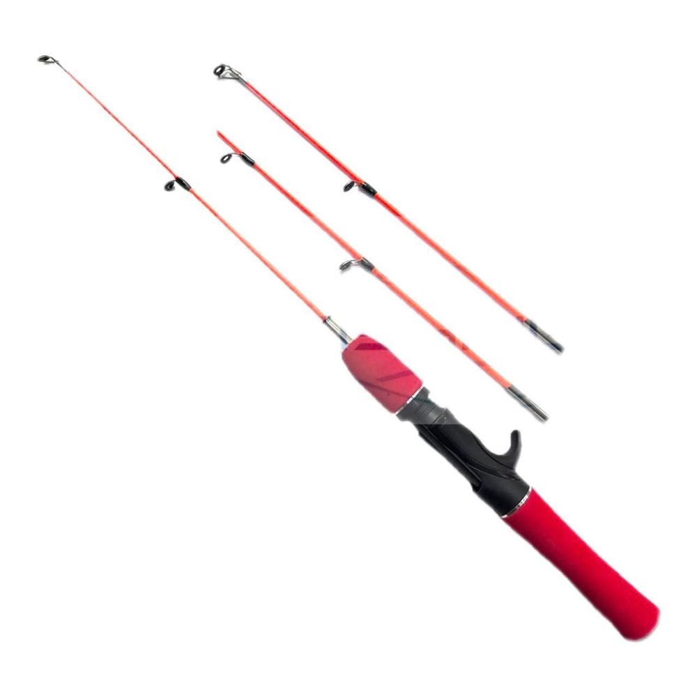 Удочка зимняя красная 70 см