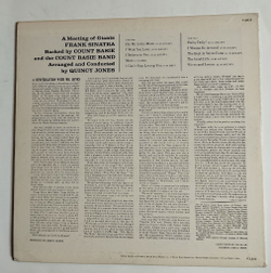 Винтажная виниловая пластинка LP Frank Sinatra, Count Basie And His Orchestra It Might As Well Be Swing (Japan 1974) (No Obi) (Promo)