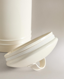 Zara Home Коробка для хранения из металла, цвет кремовый, 20 см