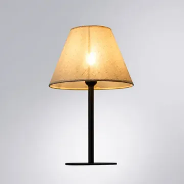 Настольная лампа 1*E27 A5068LT-1BK бежевый/черный Alea Arte Lamp