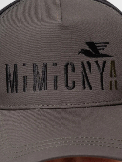 Бейсболка  ОЛИВА + ЧЕРНЫЙ с логотипом MIMICRYA 55-57