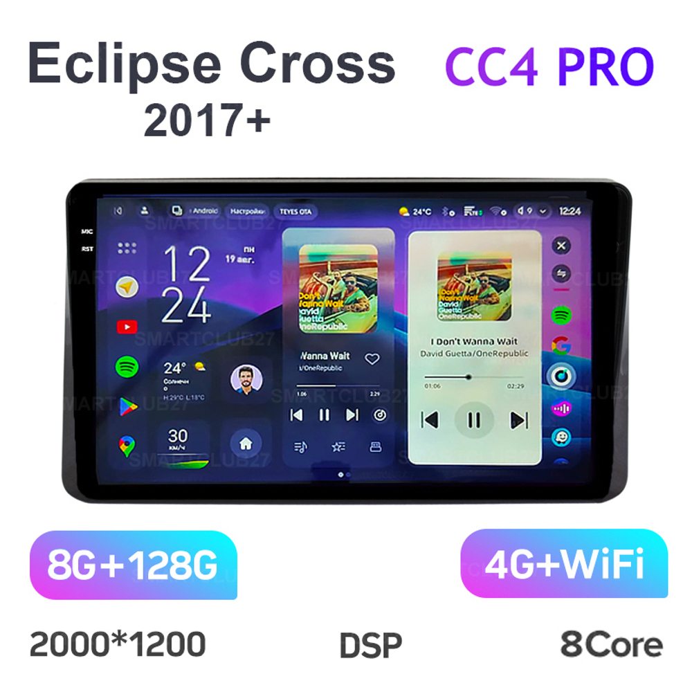 Teyes CC4 Pro 10,2" для Mitsubishi Eclipse Cross 2017+