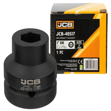 Головка ударная 17мм (6гр.), 1'' JCB JCB-48517
