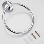 Держатель для полотенец, с кольцом, мет-л, хром, Frap, F1604