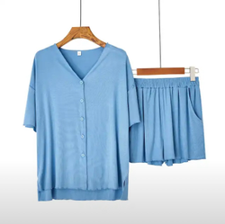 ДО БАМБУК Двойка Лапша Кофта С Кор Рукав Шорты