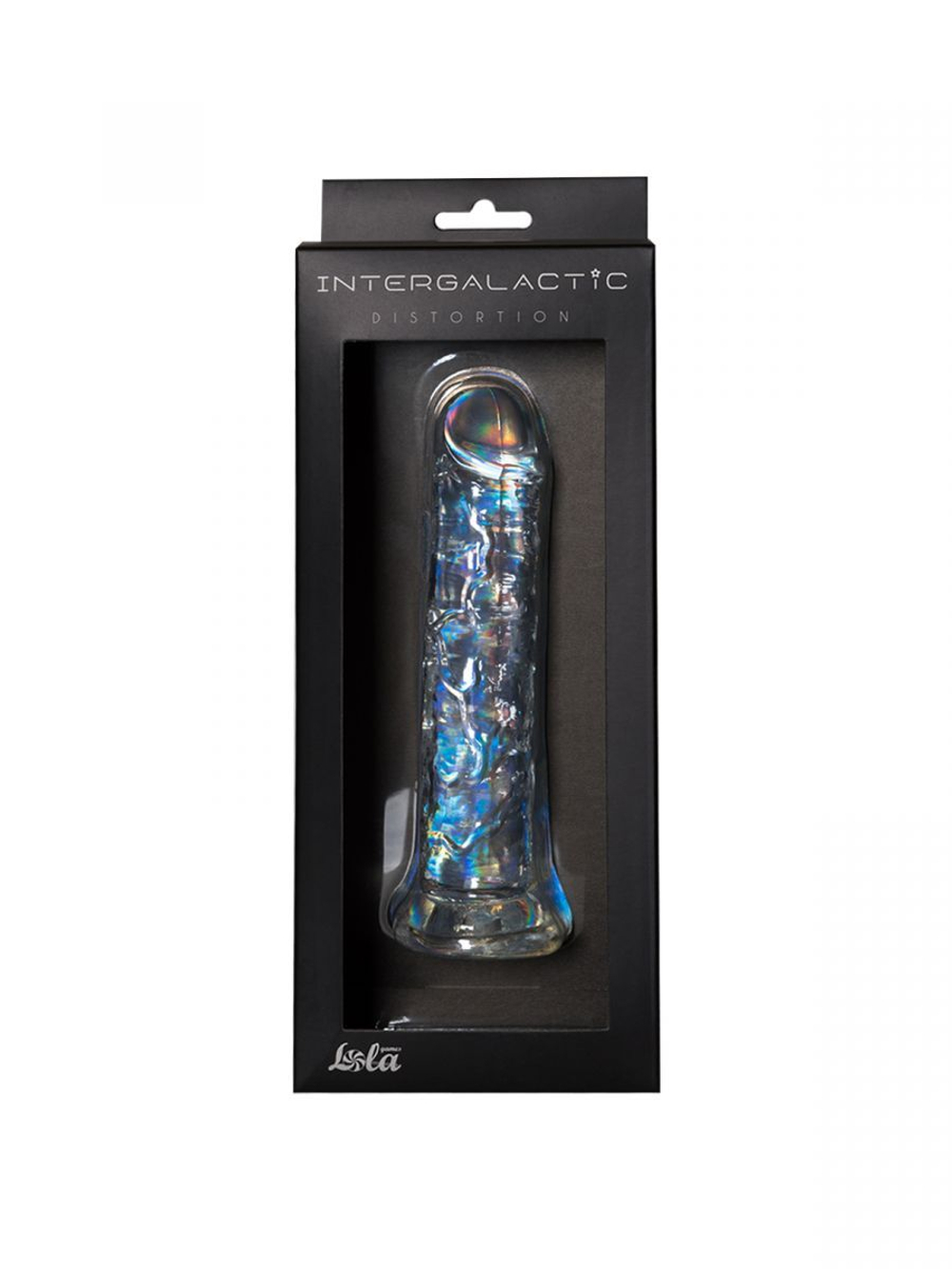 Прозрачный фаллоимитатор Distortion - 18 см.