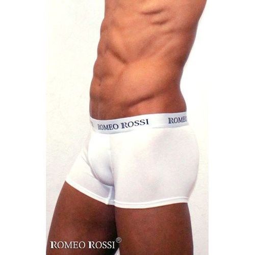 Мужские трусы боксеры c резинкой Romeo Rossi белые RR6005-01