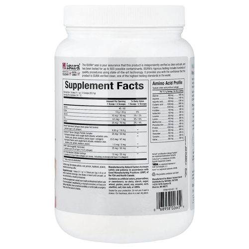 Natural Factors, Total Body, протеин Multi Collagen™, протеин без добавок, 267 г (9,41 унции)