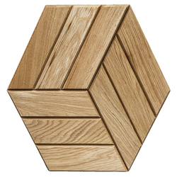 Деревянная мозаика для стен Wood Mosaic Куба Натур