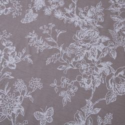 Комплект постельного белья с одеялом Сатин Велюрия Люкс «Серебристая прохлада»