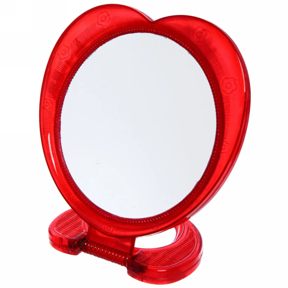 Зеркало настольное «Галантное» круг, подвесное, цвет микс, 16*16см (Стикер на минивл15шт)