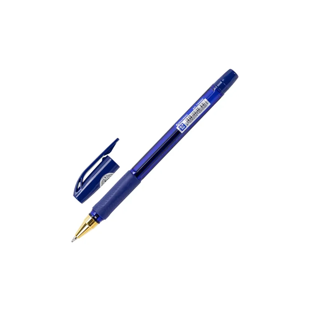Ручка BRAUBERG BP-GT GLD BLUE синяя, 0,7 мм, линия письма 0,35 мм 144505