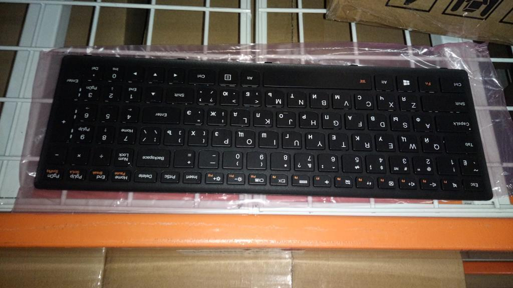 Клавиатура для ноутбука Lenovo Lenovo S500, G500s, G505s, Flex 15, раскладка - русская, с подветкой, черная, T6E2B-RU (25214151)+, оригинал