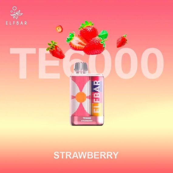 Elf Bar ТЕ6000 - Strawberry (5% nic)