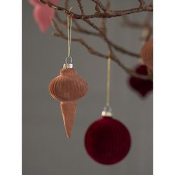 Набор ёлочных украшений Velvet mood из коллекции New Year Essential, 6 шт.