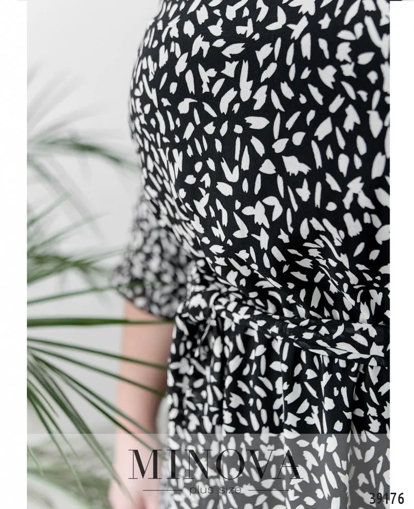 Платье 20-09-черный Minova