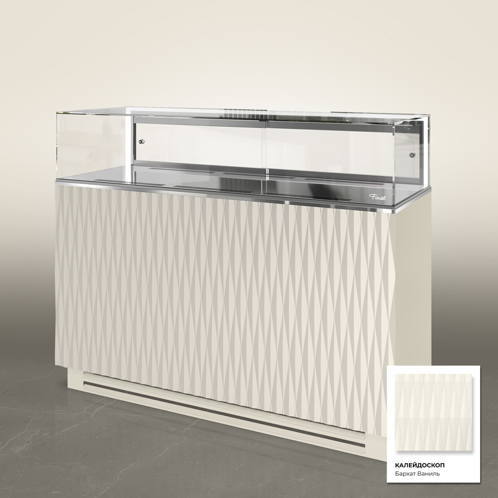 Кондитерская напольная холодильная витрина Finist GLASSIER 58 LUX