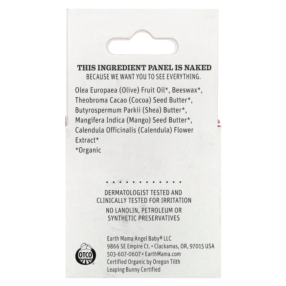 Earth Mama, Organic Nipple Butter ™, 60 мл (2 жидк. Унции)