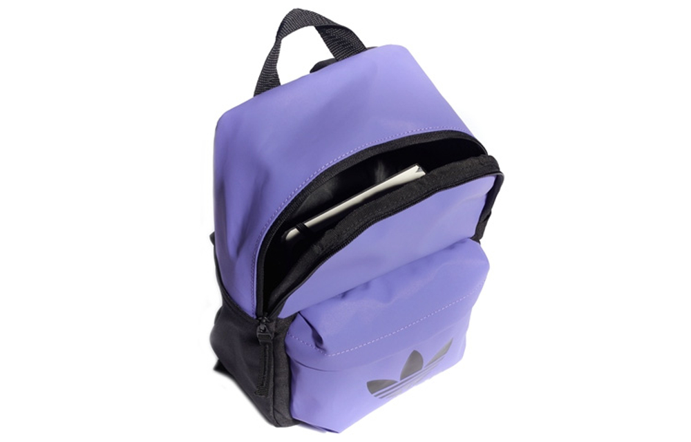 Adidas Originals Polyurethane Backpack Regular Unisex Purple
