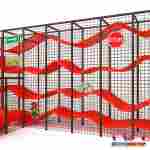 Игровой лабиринт «Перекрёсток приключений», 12×1,2×4,2 м