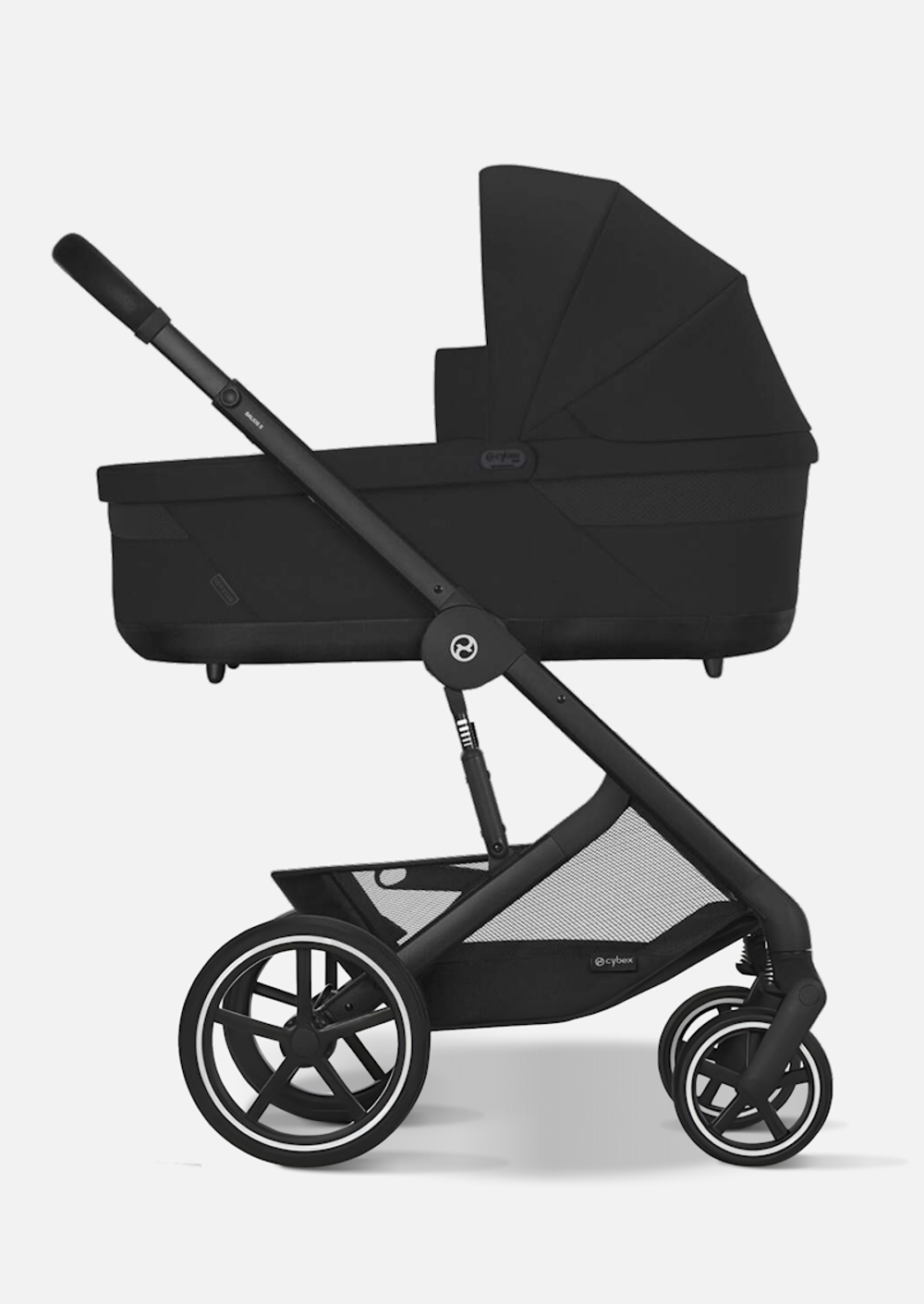 Cybex Детская коляска Balios S Lux BLK 2 в 1 цвет Moon Black