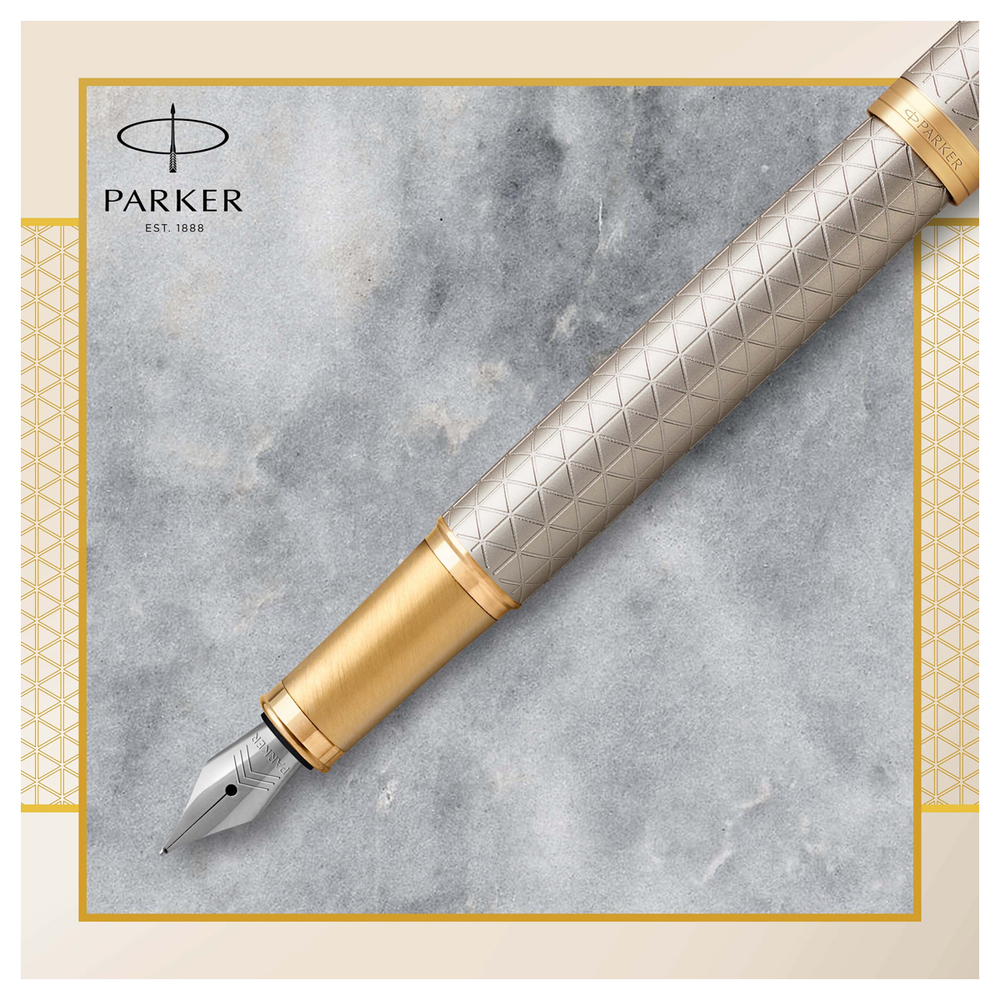 Parker IM Premium - Grey GT, перьевая ручка, F