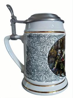 Кружка пивная "Монахи за столом" Германия