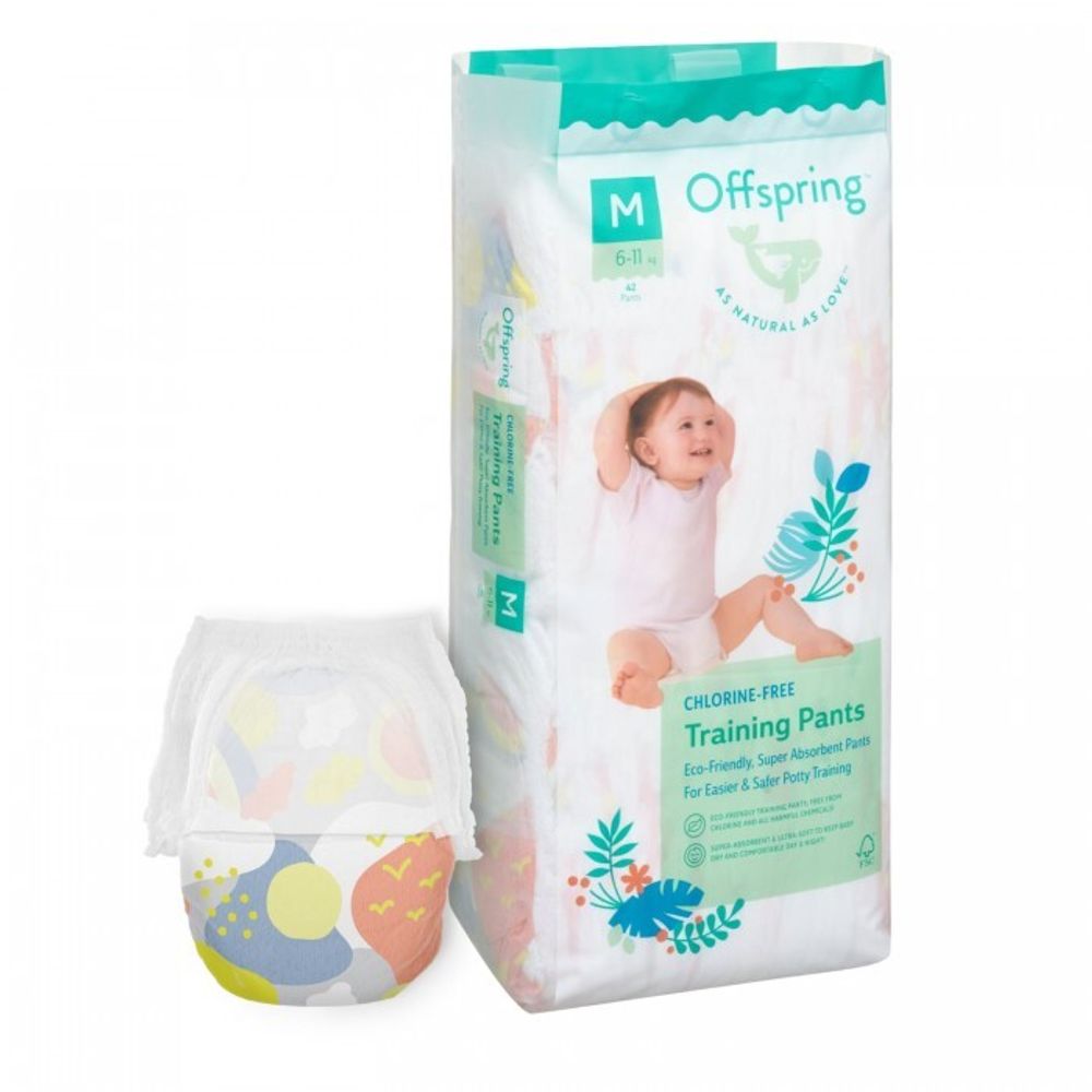 Offspring трусики-подгузники М 6-11кг 42шт небо