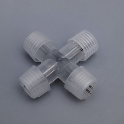 Коннектор соединительный для 2-х проводного дюралайта Ø 13 мм  Х-образный.