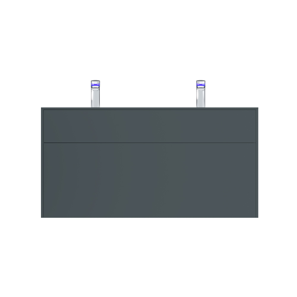 M50AFHX1203GM Inspire V2.0, База под раковину, подвесная, 120 см, 3 ящика, push-to-open, графит мато