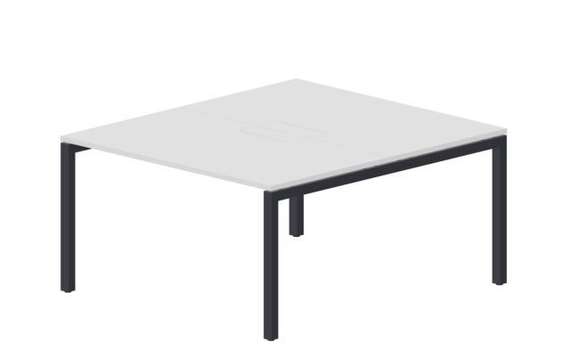 Составной стол Polo на 2 рабочих места 1380х1566х750мм (меламиновые аутлеты)