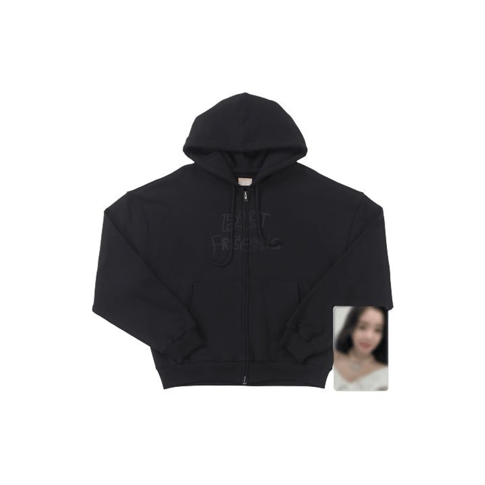 (ПРЕДЗАКАЗ) товары IRENE - Biggest Fan OFFICIAL MD ZIP-UP HOODIE SET CHARCOAL