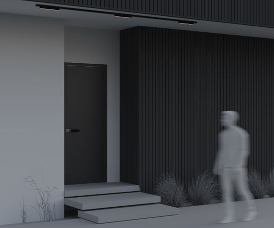 Уличный трековый светильник Outdoor O-TR02-1-S-12WB4K