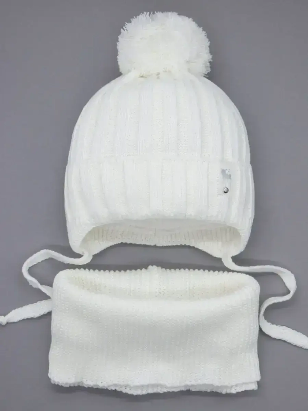 Шапка для девочек осенняя и снуд