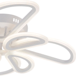 Потолочный светодиодный светильник 82Вт, 7260Лм, 3000-6500К, Ra>80,  плавная регулировка мощности, изменение цветовой температуры, ночник,  металл/акрил, белый