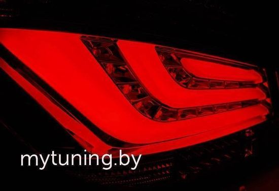 Задние фонари BMW 5 E60 03-07 red smoke led bar