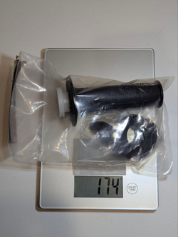 - Ручка газа универсальная для мотоцикла, питбайка, эндуро, мопеда, скутера диаметр 22 мм, с грипсой