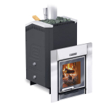 Дровяная печь для бани ЕРМАК 30 ЛЮКС (Сталь)