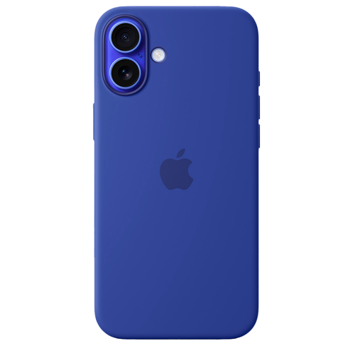 Силиконовый чехол с поддержкой MagSafe Apple Silicone Case для iPhone 16 Plus, Ultramarine (Ультрамарин)