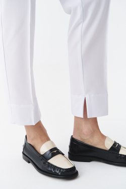 Брюки зауженные медицинские женские Сьют, белый