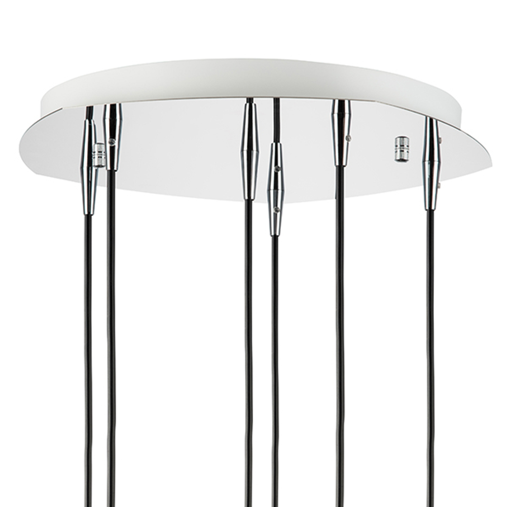 803061 Подвес PENTOLA 6х25W G9 ХРОМ/ПРОЗРАЧНЫЙ