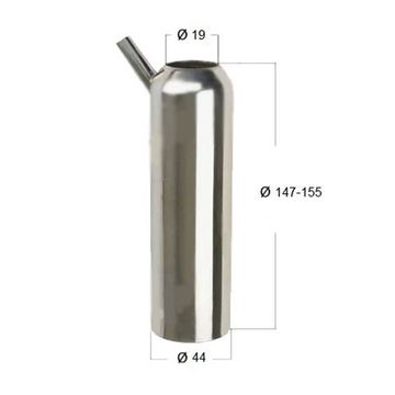 Стакан доильный нерж под соск. силикон GEA (Китай)