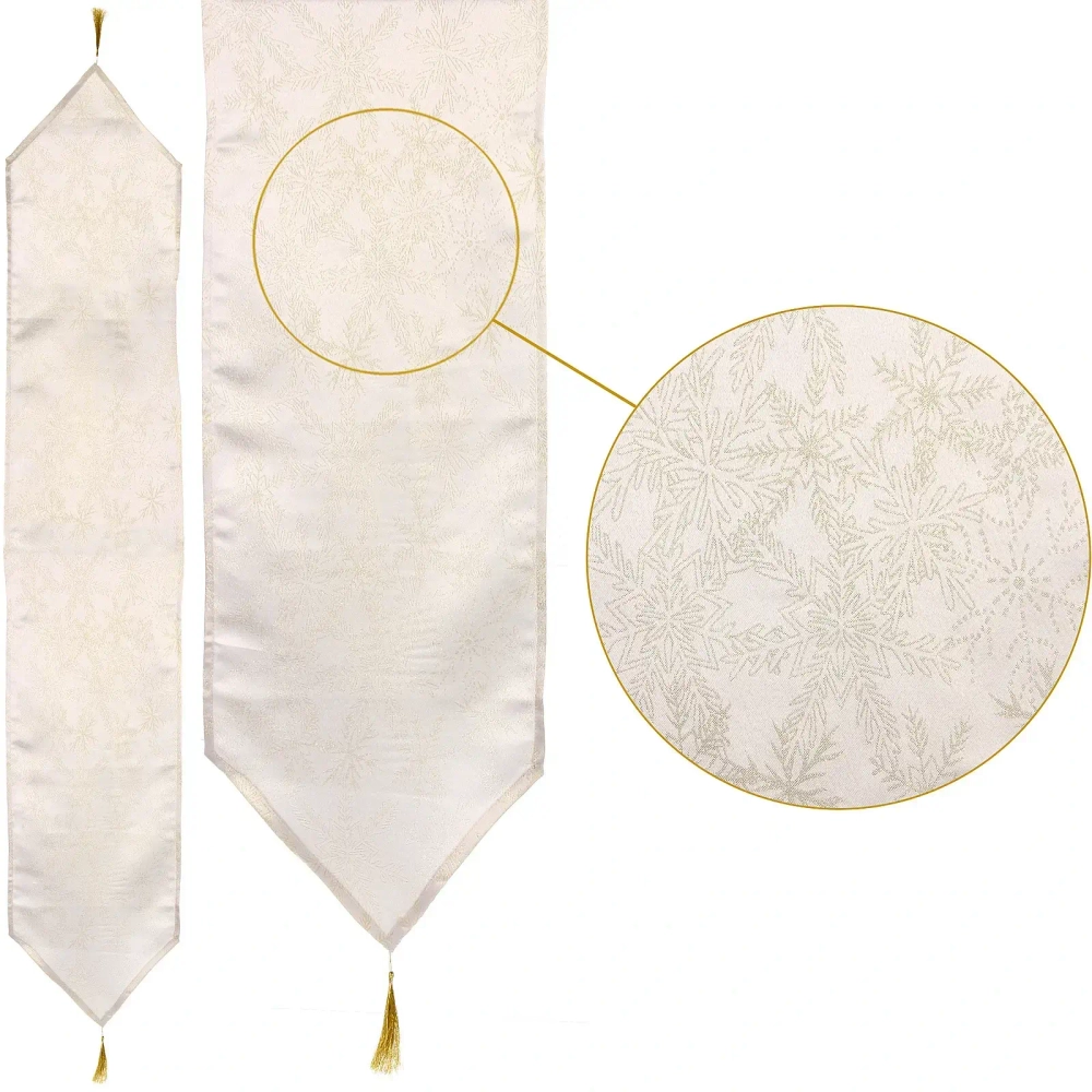 Дорожка на стол 33*180 см «Снежинки»