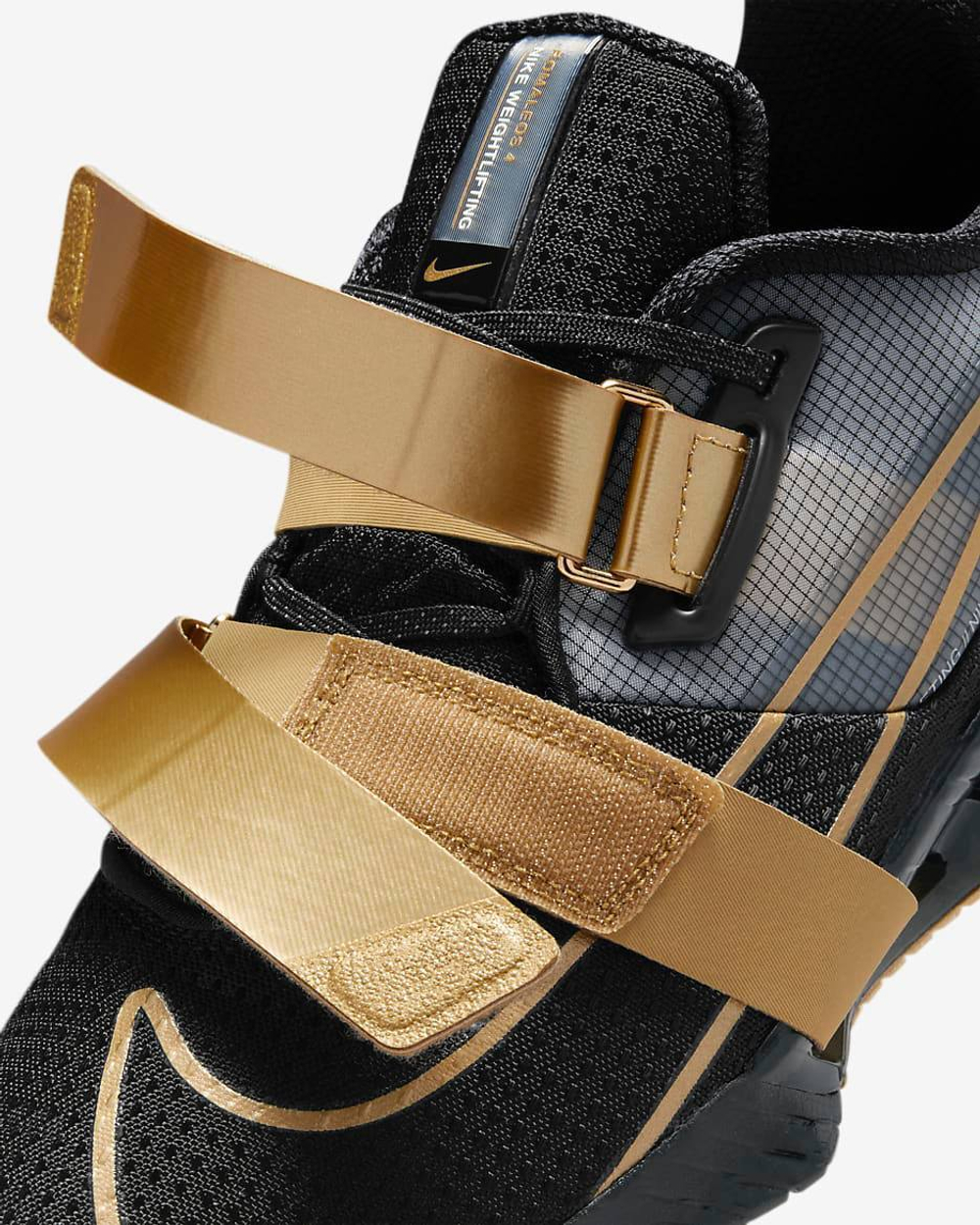 Штангетки мужские Nike Romaleos 4 (Черно-Золотые)