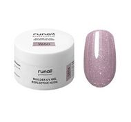 ГельUV светоотражающий BUILDER Reflective Nude GEL №9650 Runail 15г