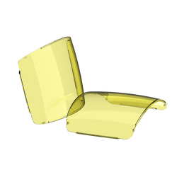 Стекло для маски хамелеон Digital X PRO/SHINE/DRIVE желтое