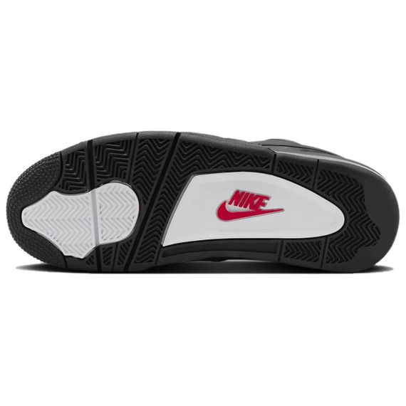 Иордания Эйр Джордан 4 Вантажные баскетбольные мячи Низкие Мужские Черные