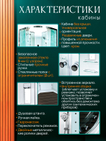 Душевая кабина AvaCan EM 1510 N с гидромассажем