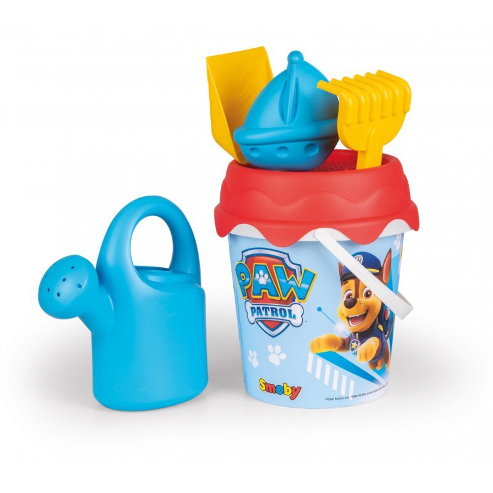 Smoby - Ведро Paw Patrol с аксессуарами и лейкой 862125