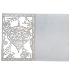 GAEM Открытка новогодняя в конверте, L12 W0,5 H17 см, 3в.